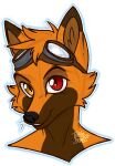  anthro canid canine fox fur heterochromia looking_at_viewer male mammal orange_body orange_fur solo uruz_fox 