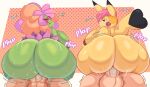 areola balls big_breasts big_butt bodily_fluids breasts butt clothing cosplay_pikachu_(costume) cowgirl_position female female_penetrated from_front_position generation_1_pokemon genitals hi_res huge_breasts huge_butt illustratorfake lucha_libre_mask male male/female male_penetrating male_penetrating_female mask nintendo on_bottom on_top penetration penis pikachu pikachu_libre pokemon pokemon_(species) sex smile sports_mask sportswear sweat sweaty_butt wrestling_mask yellow_body
