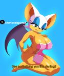 absurd_res adrianmajestad female hi_res humanoid rouge_the_bat sega solo sonic_the_hedgehog_(series) sonic_x