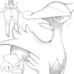 anus butt duo female feral generation_5_pokemon genitals hi_res keldeo legendary_pokemon nintendo nude open_mouth pokemon pokemon_(species) pussy solo_focus virizion wasabi_(artist)