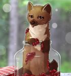 feral food gulonine haizley hi_res jelly_(food) mammal marten mustelid musteline resachii woozel