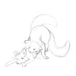 canid canine feral fox hi_res mammal resachii sex sketch thrusting