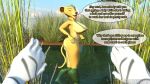  3d_(artwork) anthro breasts carbiid3 digital_media_(artwork) felid female first_person_view lion mammal pantherine tail_tuft tuft 