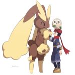 2022 ^_^ alpha_pok&eacute;mon ambiguous_gender anthro arm_tuft blush brown_body brown_fur clothing eye_contact eyebrows eyes_closed fluffy_ears fur generation_4_pokemon generation_7_pokemon gesture group hat headgear headwear hi_res high_five human lagomorph larger_ambiguous larger_anthro long_ears looking_at_another looking_at_viewer lopunny makeup makotoo male mammal mascara multicolored_body multicolored_fur nintendo open_mouth open_smile pear-shaped_figure pink_nose pokemon pokemon_(species) pokemon_legends_arceus rei_(pokemon) rowlet scarf scut_tail short_tail signature simple_background size_difference smaller_human smaller_male smile standing thick_eyebrows thick_thighs tongue trio tuft two_tone_body two_tone_fur video_games white_background wide_hips wrist_tuft yellow_body yellow_fur 