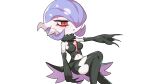  2022 armwear black_armwear black_clothing black_gloves black_handwear breasts clothed clothing drunk_oak female gardevoir generation_3_pokemon gloves hair hair_over_eye handwear hi_res humanoid nintendo one_eye_obstructed open_mouth pokemon pokemon_(species) red_eyes solo video_games 