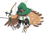  2022 ambiguous_gender anthro avian beak brown_body brown_feathers claws clothing decidueye earless feathered_wings feathers feet fur generation_7_pokemon glistening glistening_eyes green_beak green_body green_claws green_feathers half-closed_eyes hoodie leaf looking_at_viewer makotoo multicolored_body multicolored_feathers narrowed_eyes nintendo orange_body orange_skin pokemon pokemon_(species) portrait sharp_claws simple_background solo standing toe_claws topwear video_games white_background white_body white_feathers white_fur wings yellow_eyes 