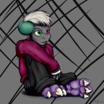 1:1 3_toes anthro character_muffin claws dragon feet green hi_res kobold male muffinvinvin paws purple smooth_skin soles solo toes tops