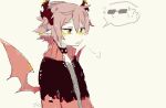  1boy blush demon demon_horns demon_wings emalf funamusea haiiro_teien horns jacket open_clothes open_jacket sakiroll solo wings 