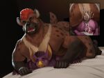 anthro anthro_on_anthro anthro_penetrated anthro_penetrating anthro_penetrating_anthro anus balls bat bat_nose bear big_butt big_dom_small_sub bodily_fluids brown_body brown_fur butt cum cum_in_ass cum_inside cum_on_balls dominant duo fur genital_fluids genitals hair hi_res hybrid hyena kristakeshi lincoln_(ghostmexicanwolf) male male/male male_penetrated male_penetrating male_penetrating_male mammal markings mr.hakkai nude orange_hair penetration purple_body purple_fur sex size_difference smaller_penetrated smothering spots spotted_body spotted_fur spotted_hyena tongue tongue_out versatile