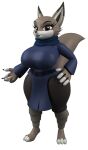 3d_(artwork) anthro argos90 big_breasts breasts canid canine clothed clothing digital_media_(artwork) dreamworks female fox hi_res kung_fu_panda mammal short_stack solo zhen_(kung_fu_panda)