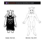  2022 anthro asriel_dreemurr_(god_form) balls big_balls big_penis bodily_fluids boss_monster bovid caprine censored genital_fluids genitals goat huge_balls huge_penis humor ineffective_censorship male mammal mosaic_censorship nude penis precum sirartwork solo undertale undertale_(series) video_games 