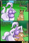 absurd_res al_gx anthro belly big_breasts big_butt brainwashing breasts brown_body butt casual_nudity clothing duo eevee english_text female forced forced_transformation generation_1_pokemon generation_6_pokemon goo_creature goo_transformation goodra goomy headgear headwear hi_res hypnosis male male/female mature_female mind_break mind_control mommy_kink nintendo opal_(al_gx) overweight parasite pokemon pokemon_(species) pokemorph purple_body size_difference slightly_chubby slightly_chubby_female species_transformation squeezing tail text transformation