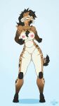 animated animation_meme anthro breasts dancing diabolusridens digital_drawing_(artwork) digital_media_(artwork) digital_painting_(artwork) female female/female furaffinity genitals hair hi_res hybrid hyena mammal meme nipples nsfw nude solo tail