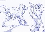 2023 2_tails 3_toes animal_genitalia animal_penis anus arched_back artist_name ass_up balls beak butt canine_genitalia canine_penis claws erection eyes_mostly_closed feet feral genitals hellhound_(zdnoz) hi_res jagged_beak ket-dawnatsunset knot looking_at_viewer looking_back male monochrome multi_tail multiple_poses muscular muscular_feral narrowed_eyes pen_(artwork) penis pose presenting presenting_anus presenting_balls presenting_hindquarters presenting_penis raised_leg raised_tail sheath simple_background sketch sketch_page smile tail text toes toothed_beak traditional_media_(artwork) white_background