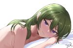  breasts green_hair highres lying nude on_side sousou_no_frieren syyn_(syyndev) tagme ubel_(sousou_no_frieren) 