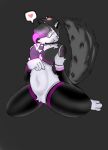  fluffy fluffy_tail girly low_res machine protogen tongue 
