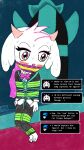 4k 9:16 absurd_res bdsm bondage bound bovid caprine deltarune devluca17 distress english_text gag gagged gid girly goat harness hi_res male mammal queen ralsei rope royalty task_manager text tiedup undertale_(series)