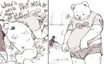 2024 anal anthro bear bepo_(one_piece) blush butt clothing duo english_text human human_on_anthro interspecies male male/male mammal minkmen_(one_piece) nekokat42 one_piece polar_bear sex shirt text topwear trafalgar_law underwear ursine