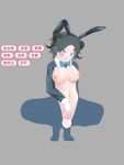 blue_eyes blue_hair bunny_costume clothing costume female hair hi_res human joupulee054 mammal reverse_bunny_costume sex_toy solo succubus transformation