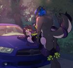 a1tar ahegao ambiguous_penetration anthro anthro_on_anthro anthro_penetrated anthro_penetrating anthro_penetrating_anthro areola athletic athletic_anthro athletic_bottom athletic_dom athletic_male athletic_top balls_deep bangs big_tail blue_hair butt canid canine canis car car_hood car_sex colored detailed_background digital_media_(artwork) duo ears_down eyes_closed fingers fur green_pawpads green_paws green_tongue grey_body hair happy happy_sex holding_waist looking_pleasured lust lying male male/male male_penetrated male_penetrating male_penetrating_anthro male_penetrating_male mammal nude on_front open_mouth orgasm_face outside outside_sex pawpads paws penetration penile penile_penetration pivoted_ears public public_nudity public_sex raised_tail rear_view sex standing standing_sex tail tail_wraps teeth thick_tail tongue tongue_out vehicle wraps