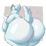 big_breasts big_butt breasts butt female generation_5_pokemon hi_res huge_breasts huge_butt hyper hyper_breasts hyper_butt lightmizano minccino nintendo pokemon pokemon_(species) short_stack simple_background solo thick_thighs