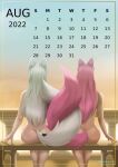  calendar calendar_pinup canid canine duo female female/female hi_res humanoid mammal ranara shinyuu_(character) 