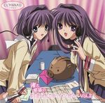  clannad fujibayashi_kyou fujibayashi_ryou screening seifuku 