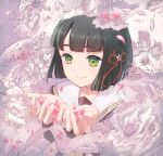  6+girls absurdly_detailed_composition black_hair blunt_bangs blunt_ends bob_cut brown_dress bug campfire ceras_yanagida_lilienfeld closed_eyes closed_mouth commentary_request dragonfly dress earth_(planet) evolution flower flower_knot folded_hair grass great_pyramid_of_giza great_sphinx_of_giza green_eyes hair_bun hair_flower hair_ornament hasu_no_sora_school_uniform highres hinoshita_kaho holding holding_petal ikizulive!_love_live!_bluebird in-franchise_crossover komagata_hanabi kosaka_honoka lao_ren_xing link!_like!_love_live! long_sleeves lotus love_live! love_live!_school_idol_project momose_ginko monochrome_background mouse_(animal) multiple_girls neckerchief no_eyes one_side_up otomune_kozue partially_colored petals pink_flower planet progression pyramid_(structure) sailing sailing_ship sailor_collar sailor_dress salamander school_uniform ship short_hair side_ponytail single_side_bun solo_focus sphinx split_mouth takahashi_polka time_progression two_side_up virtual_youtuber watercraft white_sailor_collar winter_uniform yellow_neckerchief 