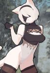  2b absurd_res anthro felid feline female hi_res mammal nier: seraf solo 