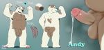  andy(onykr) aroused bear genitals hi_res incest_(lore) male mammal model_sheet muscular musk musk_clouds musky_cock onykr penis pinup pose presenting scar solo 