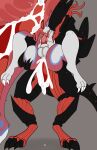  3_horns 4_arms 4_ears absurd_res abzollozdol alien anal anal_penetration animal_genitalia anthro avali balls barbed_tongue black_body blue_markings bodily_fluids cable cum cum_drip cum_inside cum_while_penetrated dripping duo eyeless fur genital_fluids genitals hi_res holding_another holding_up horn internal machine male male/male markings metallic_body metarubisuto multi_arm multi_ear multi_horn multi_limb nanites penetration penis red_body red_fur robot sheath siva_(destiny_2) size_difference tapering_penis tongue tongue_out unknown_species warkin_volselli white_body white_fur 