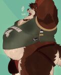 anthro armpit belly big_belly big_bulge big_butt border_collie bottomwear bulge butt canid canine canis clothed clothing collie digital_media_(artwork) domestic_dog fur hair herding_dog hi_res huge_bulge hyper hyper_bulge jersey jockstrap koda_(legendofkota) male male/male mammal moobs nipples obese obese_male open_mouth overweight overweight_anthro overweight_male pastoral_dog sheepdog simple_background solo tail teeth thick_thighs tigertimeworks underwear 