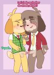  absurd_res animal_crossing anthro balls blush bodily_fluids bottomless brother_(lore) brothers_(lore) canid canine canis clothed clothing crossgender dialogue digby_(animal_crossing) domestic_dog dripping duo english_text foreskin frottage genital_fluids genitals hand_holding hi_res humanoid_genitalia humanoid_penis incest_(lore) isabelle_(animal_crossing) male male/male mammal nintendo partially_clothed penile penis porldraws precum precum_drip sex shih_tzu sibling_(lore) simple_background sweat text toy_dog twincest_(lore) twins_(lore) 