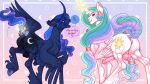  &lt;3 16:9 abstract_background accessory animal_genitalia animal_penis assisted_exposure balls black_body black_fur blue_body blue_fur blush brother brothers butt crossgender curved_horn cutie_mark darkened_genitalia dialogue dock duo embarrassed equid equine equine_penis erection ethereal_hair exclamation_point feral fetlocks floppy_ears folded_wings friendship_is_magic fur genitals gradient_background hair hair_accessory hasbro hi_res hooves horn horse incest_(lore) jewelry long_hair looking_back magic male male/male mammal moon multicolored_hair my_little_pony open_mouth penis perineum pink_penis pony presenting princess_celestia_(mlp) princess_luna_(mlp) raised_leg raised_tail rear_view sibling signature simple_background size_difference snowberry sparkles speech_bubble spread_legs spreading sun teasing teeth telekinesis tongue underhoof white_body widescreen winged_unicorn wings 