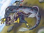  anthro artist_yororo character_yoro dragon duo female female/female herm intersex unbirthing vaginal vore x-ray_(disambiguation) 