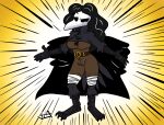  animal_humanoid anthro avian avian_humanoid cape clothing female harry_amor&oacute;s hi_res humanoid ingrid_(harry_amoros) ingrid_the_plague_doctor looking_at_viewer solo 