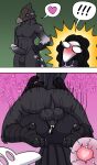  2koma absurd_res animal_humanoid anthro avian avian_humanoid big_penis blush bodily_fluids comic cum cum_in_pussy cum_inside duo female from_front_position genital_fluids genitals harry_amor&oacute;s hi_res humanoid impregnation ingrid_(harry_amoros) ingrid_the_plague_doctor instant_loss_2koma male male/female mating_press moan penis sex 