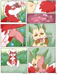  absurd_res ambiguous_gender anal animal_genitalia animal_penis anthro bodily_fluids canine_penis comic cum duo eeveelution erection feral first_person_view forest generation_4_pokemon generation_7_pokemon genital_fluids genitals handjob hi_res knot leafeon looking_at_viewer lycanroc male midnight_lycanroc nintendo oral penile penis plant pokemon pokemon_(species) precum prostate prostate_stimulation rimming sex sheath shrub spicykiwki spread_legs spreading stroking_penis tongue tongue_out tree vein veiny_penis video_games 