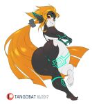  anus big_butt butt female genitals hi_res huge_butt humanoid midna nintendo not_furry nude orange_body pussy simple_background solo tangobat the_legend_of_zelda twili twilight_princess video_games white_background 