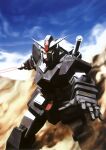  artificial_eye beam_saber beam_weapon desert gundam gundam_msv highres holding holding_beam_saber holding_sword holding_weapon horns humanoid_robot mecha mecha_focus mechanical_arms mechanical_eye mechanical_hands mechanical_horns mechanical_legs mobile_suit mobile_suit_gundam morishita_naochika no_humans official_art prototype_gundam robot saber_(weapon) sand sensor sword third-party_source v-fin weapon 