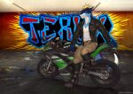  anthro bike_(disambiguation) biker dragon hi_res leather raining teryx teryx_commodore 