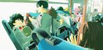  5girls 6+boys ashido_mina asui_tsuyu bakugou_katsuki black_hair black_sclera blonde_hair boku_no_hero_academia bow-shaped_hair breasts brown_hair bus_interior clenched_hand colored_sclera colored_skin freckles glasses green_hair grey_jacket hagakure_toru hair_between_eyes highres holding holding_phone horns iida_tenya invisible jacket jiro_kyoka kaminari_denki kirishima_eijiro konekutozzzzz long_hair medium_breasts midoriya_izuku multicolored_hair multiple_boys multiple_girls necktie on_bus open_mouth parted_lips phone pink_hair pink_skin red_hair red_necktie scar scar_across_eye school_uniform sero_hanta shirt smile todoroki_shoto two-tone_hair u.a._school_uniform uraraka_ochaco waving white_hair white_shirt yellow_eyes 