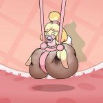 accessory animal_crossing animated anthro bib big_diaper bouncer canid canine canis clothing diaper domestic_dog excessive_feces eyes_closed feces female fluffy fluffy_tail fur hair_accessory hair_ribbon handwear happy heart_symbol huge_diaper hyper hyper_diaper hyper_feces hyper_soiling isabelle_(animal_crossing) mammal mittens nintendo object_in_mouth pacifier pacifier_in_mouth ribbons shih_tzu shslsadcat smelly soiled_diaper soiling solo stink_cloud stink_fumes tail toy_dog unclean_diaper used_diaper white_body white_fur yellow_body yellow_fur