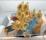 anthro dirty dirty_feet dragon duo feet foot_fetish foot_focus male mythological_creature mythological_scalie mythology scalie tagme thaz_(artist) third-party_edit