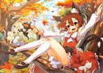  :3 aki_minoriko aki_shizuha animal_ears autumn branch brown_eyes brown_hair camera cat cat_ears cat_tail character_request chen chen_(cat) cirno dual_persona fujiwara_no_mokou hakurei_reimu hat im_(badmasa) in_tree jewelry kaenbyou_rin kaenbyou_rin_(cat) kirisame_marisa kneehighs konpaku_youmu legs looking_at_viewer mountain multiple_girls nail_polish open_mouth red_nails rumia short_hair single_earring sitting sitting_in_tree smile tail too_many too_many_cats touhou tree village when_you_see_it white_legwear yakumo_ran yakumo_yukari 