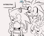  anthro chair clothing duo english_text eulipotyphlan floating furniture gesture gloves handwear hedgehog hi_res humanoid male mammal monochrome sega silver_the_hedgehog sitting sketch smile sonic_the_hedgehog sonic_the_hedgehog_(series) spinstellar text thinking waving 