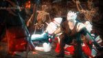 16:9 angry anthro aquarius_(petruz) armor bared_teeth birth bone canid canine canis daglassman4797 female fox group hi_res kala_(petruz) kneeling live_birth male mammal melee_weapon noriko_(petruz) on_one_knee polearm pregnant pregnant_anthro pregnant_female raining reptile scalie scythe skeleton story story_in_description sword vaginal_birth weapon widescreen wolf wolf_(petruz)