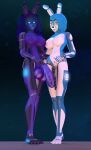  1female 1futa 1girls 3d_(artwork) absurd_res animatronic anthro balls big_balls big_breasts big_penis blue_body blue_eyes blue_hair blue_skin breasts bunny_ears_(gesture) digital_media_(artwork) duo exposed_breasts f4 female five_nights_at_freddy&#039;s five_nights_at_freddy&#039;s_2 genitals gesture glowing glowing_eyes green_eyes hair hand_on_hip hand_on_penis hi_res huge_balls huge_penis humanoid intersex intersex/female lagomorph leporid lizbonaf4 long_hair looking_at_viewer machine mammal nude penis purple_body purple_hair purple_skin rabbit robot scottgames source_filmmaker standing toy_bonnie_(fnaf) video_games 