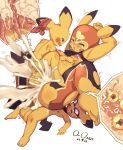  absurd_res age_difference balls big_balls big_butt big_penis blush bodily_fluids butt clothing cosplay_pikachu_(costume) cum cum_in_ass cum_in_pussy cum_inflation cum_inside ejaculation female generation_1_pokemon generation_2_pokemon genital_fluids genitals group hi_res huge_balls huge_penis hyper hyper_balls hyper_genitalia hyper_penis impregnation inflation male nintendo orgasm orgasm_face penis pichu pikachu pikachu_libre pokemon pokemon_(species) qvq1024 smile video_games young younger_male 