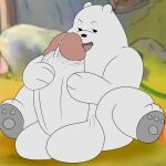  anthro balls big_balls big_penis bodily_fluids camp14 cartoon_network chubby_male fur genital_fluids genitals hi_res huge_balls huge_penis humanoid_genitalia hyper hyper_balls hyper_genitalia hyper_penis ice_bear leaking_precum licking looking_at_viewer male mammal open_mouth open_smile oral paws penile penis penis_lick polar_bear precum sex sitting smile solo spread_legs spreading tongue tongue_out ursid ursine we_bare_bears white_body white_fur 